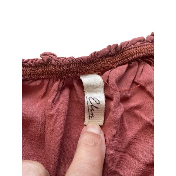 Elan 2 Pc Beach Swim Slit Flowy Pants and Tube Top Cover Up Set Sz S - Picture 8 of 9